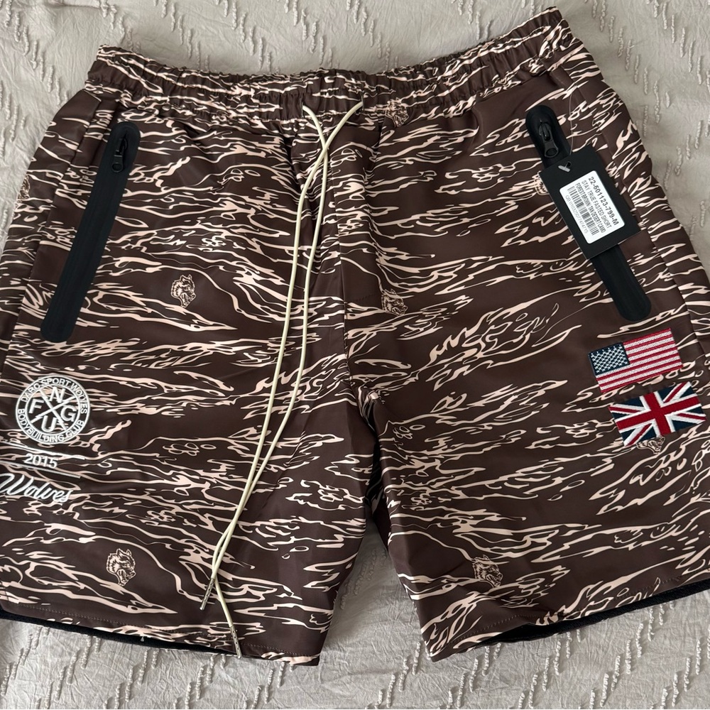 Darc Sport Brown Camo Shorts